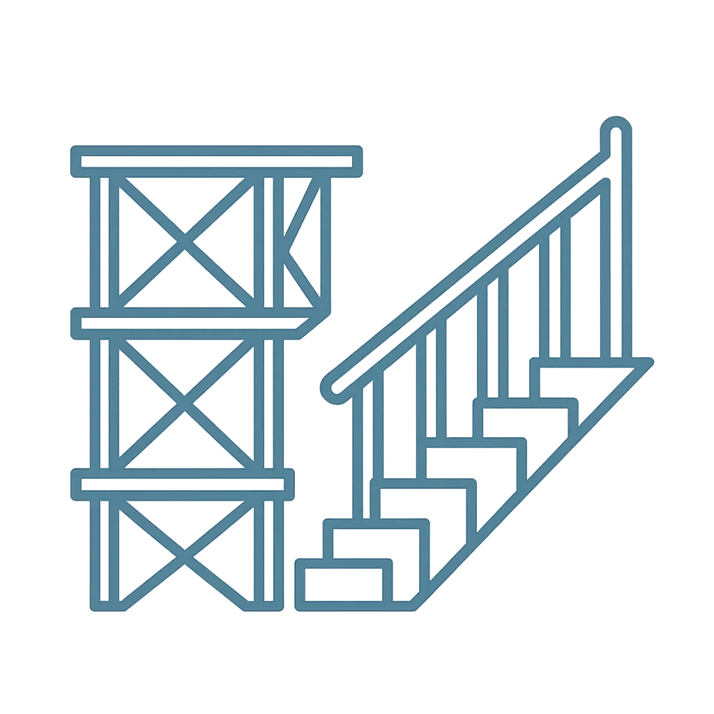 Egyedi fémszerkezet illusztráció